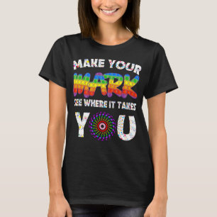 Camiseta O Dia do Ponto 2022 Faça Sua Marca Ver Onde Ela Le
