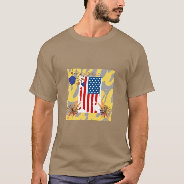 CAMISETA O DIA DO PRESIDENTE DA AMÉRICA, (Frente)