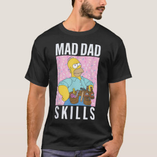 Camiseta O Dia dos Pais de Os Simpsons Habilidades de Pai L