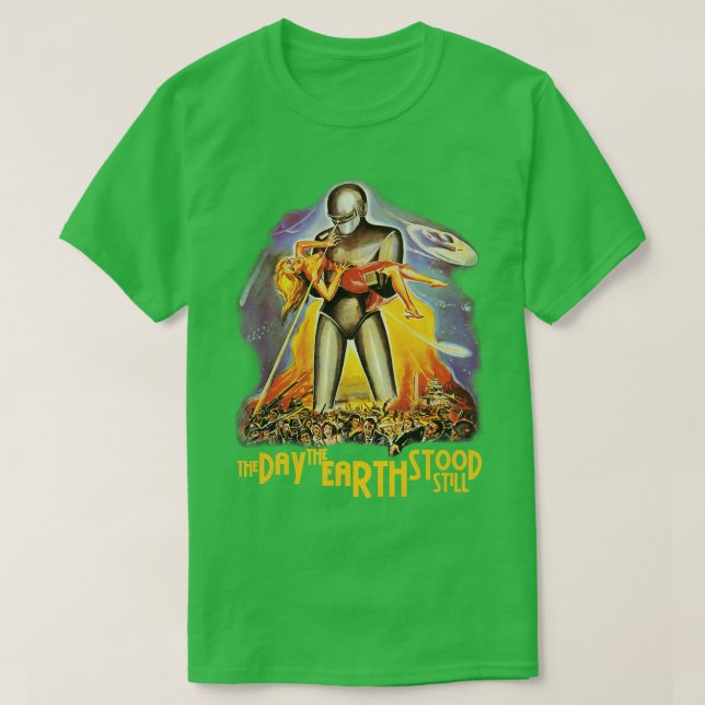 Camiseta O Dia Em Que A Terra Parou Filme Clássico (Frente do Design)