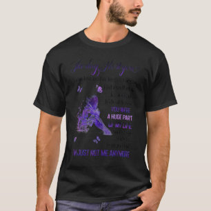 Camiseta O dia em que você também me perdeu, eu tenho tenta