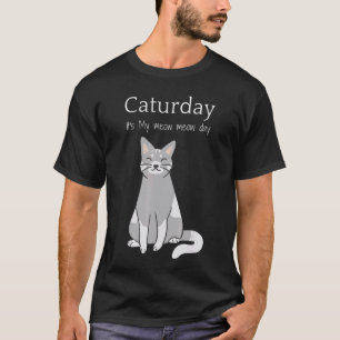 Camiseta O dia internacional do Caturday para os meow meows
