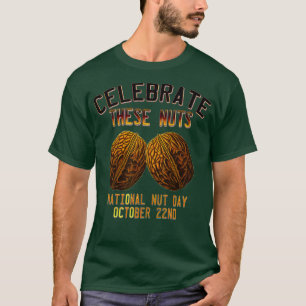 Camiseta O Dia Nacional do Humor Engraçado Comemora Estes