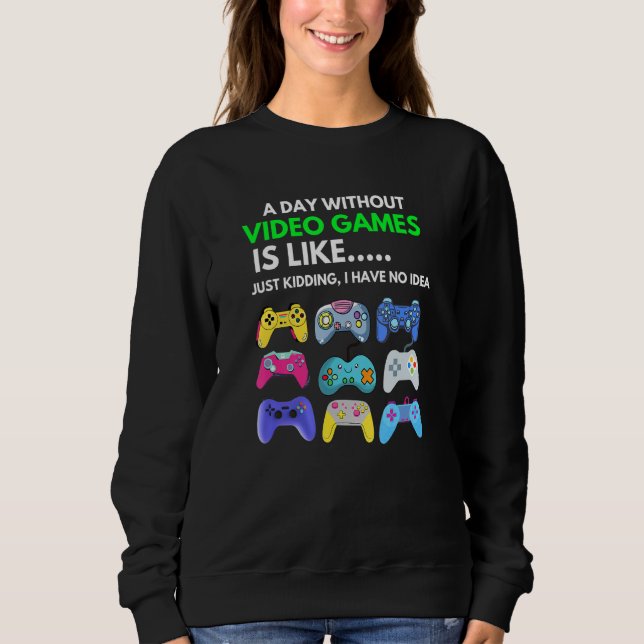 Camiseta O Dia Sem Videos games É Como Brincar. (Frente)