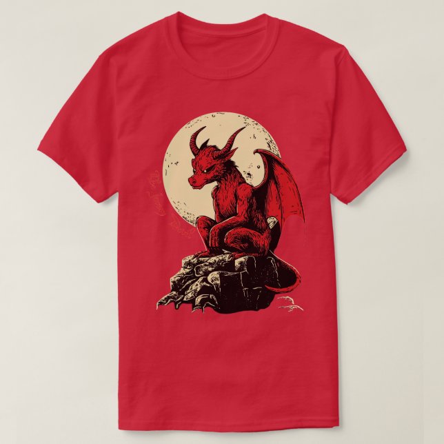 Camiseta O diabo de Jersey (Frente do Design)