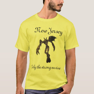 Camiseta O diabo de NJ, New-jersey, somente o forte