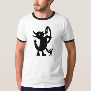 Camiseta O diabo e dois amigos