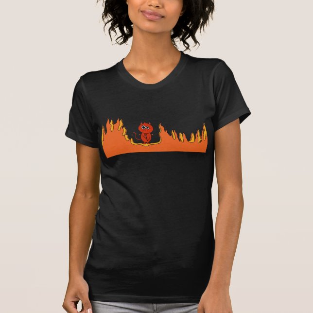 Camiseta O diabo fez-me fazê-lo! (Frente)