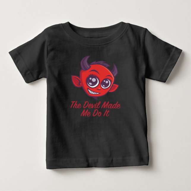 Camiseta O Diabo Me Fez Fazer Isso (Frente)