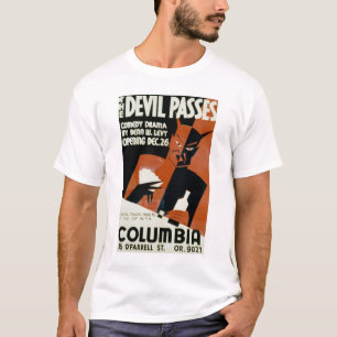 Camiseta O diabo passa a comédia WPA 1940
