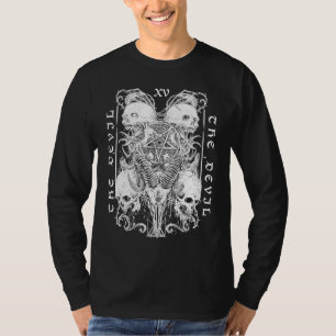 Camiseta O Diabo Tarot Baphomet Satanic Witch Gothic Hall