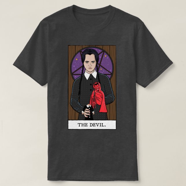 Camiseta O Diabo Tarot d (Frente do Design)