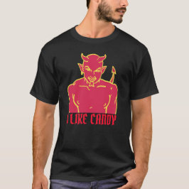 Camiseta O Diabo Vermelho Sexy Eu Gosto De Doces