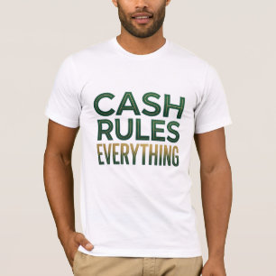 Camiseta O Dinheiro Manda em Tudo
