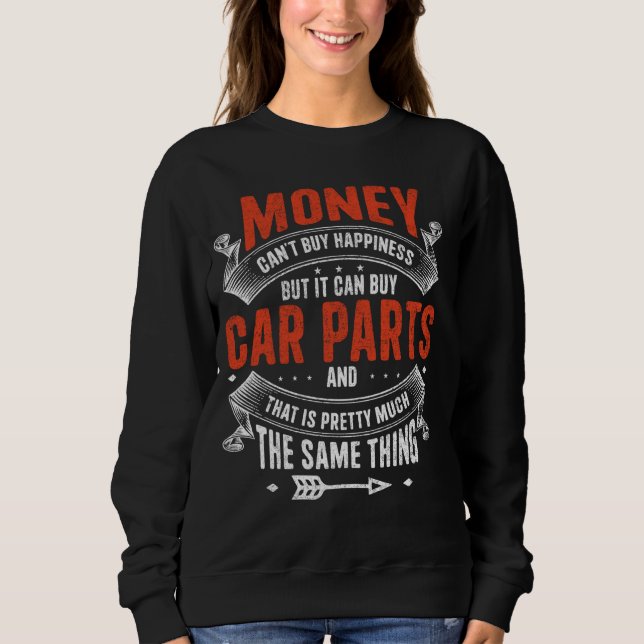 Camiseta O dinheiro não pode Comprar a felicidade, mas pode (Frente)