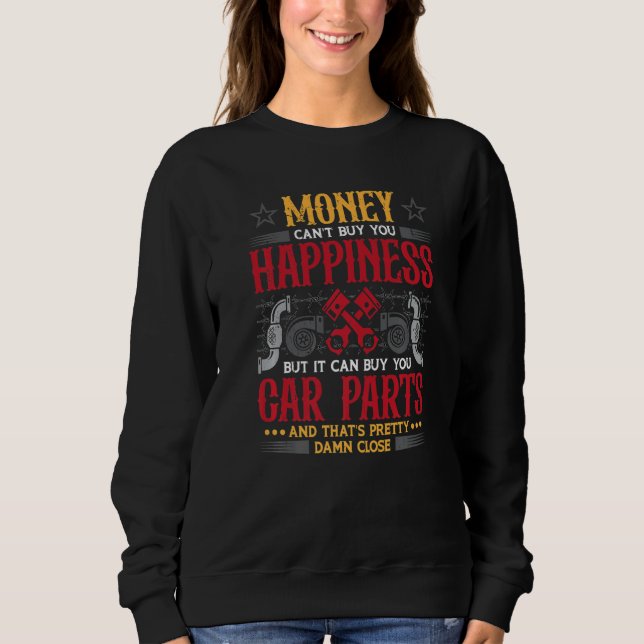 Camiseta O dinheiro não pode comprar felicidade mas pode co (Frente)