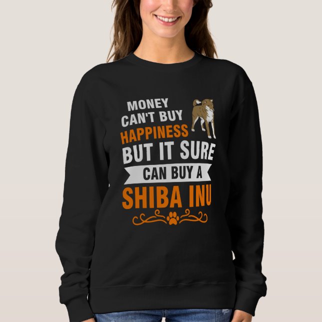 Camiseta o dinheiro não pode comprar felicidade mas pode co (Frente)