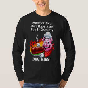 Camiseta O Dinheiro Pode Comprar As Costelas De CHURRASCO Q