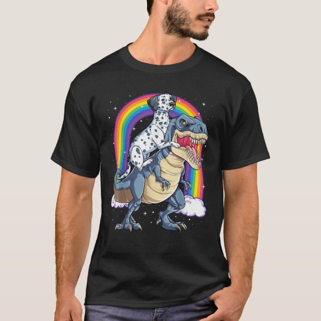 Camiseta O Dinossauro T rex Dará presentes aos rapazes (Frente)