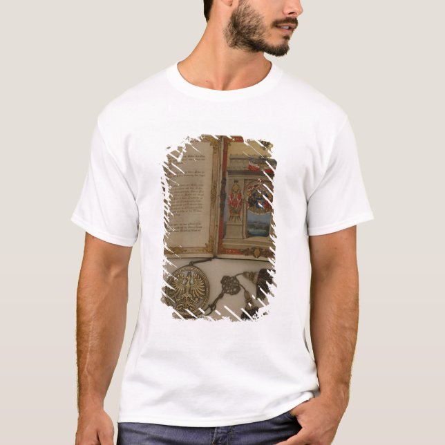 Camiseta O Diploma do príncipe que investe Otto von (Frente)