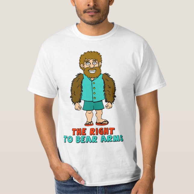 Camiseta O direito de carregar os braços (Frente)