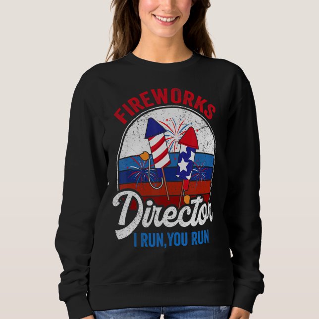 Camiseta O Diretor Do Fireworks Eu Lhe Dirigo 4 De Julho Am (Frente)