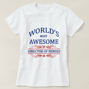 Camiseta O diretor o mais impressionante Nutrição do mund