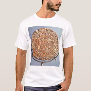 Camiseta O disco de Phaistos, com significado desconhecido