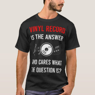 Camiseta O Disco de Vinil Respostas