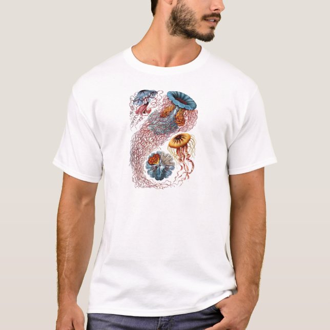 Camiseta O disco Medusae de Ernst Haeckel (Frente)
