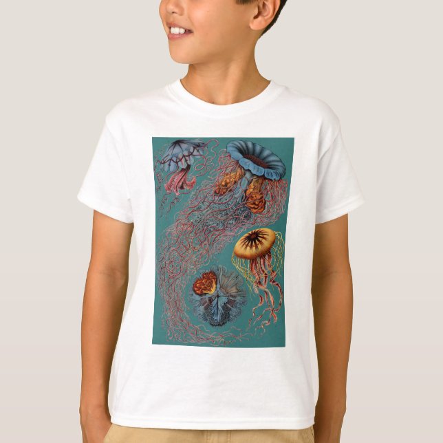 Camiseta O disco Medusae de Ernst Haeckel (Frente)