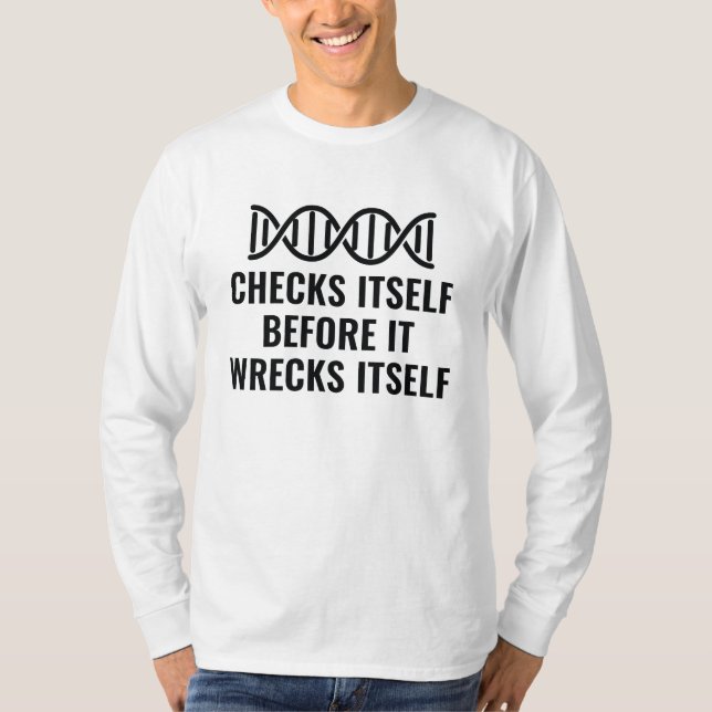 Camiseta O DNA se verifica (Frente)