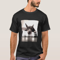 O Doberman Em Preto E Branco