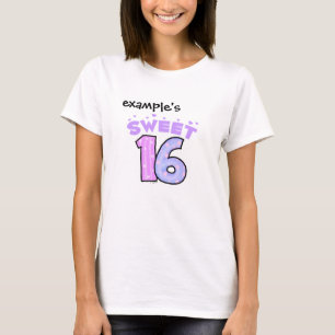 Camiseta O doce 16 - criar seus próprios