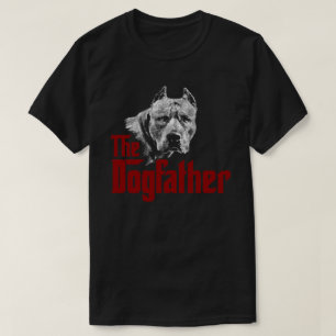 Camiseta O DogFather - pitbull Terrier americano