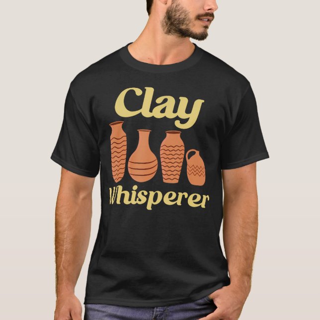 Camiseta O Domador de Argila Cerâmica Piada de Olaria (Frente)