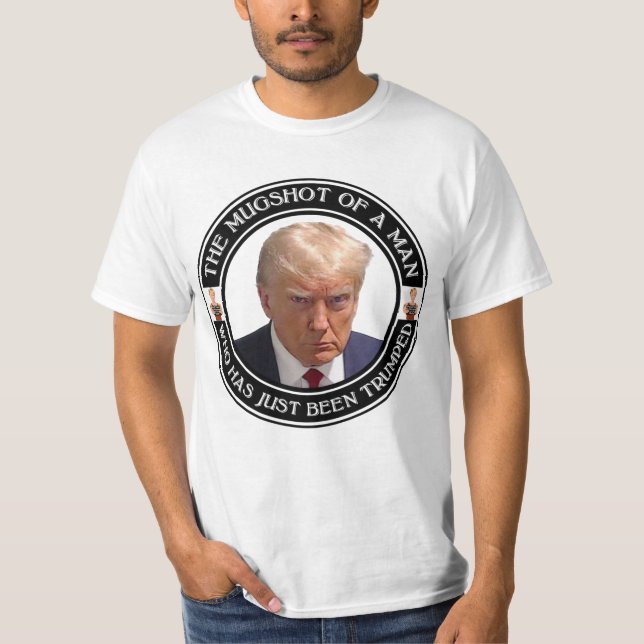 Camiseta O Donald Trump Mugshot (Frente)