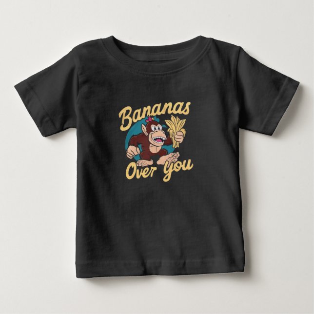 Camiseta O Donkey Kong, Bananas sobre você (Frente)
