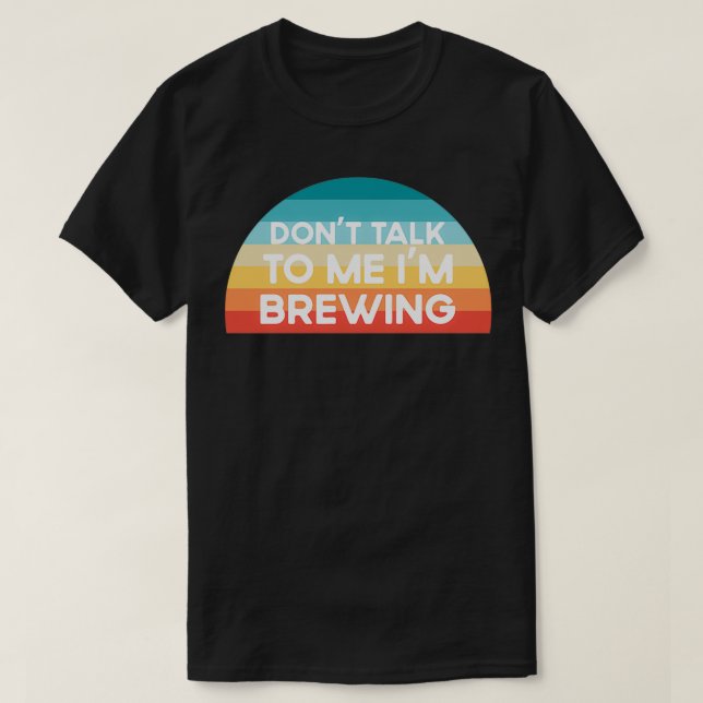 Camiseta O Donx27t fala comigo Ix27m. (Frente do Design)