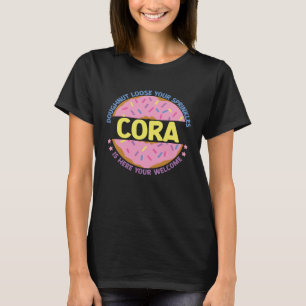 Camiseta O Doughnut Perdeu A Sua Cora De Sprinkles Está Aqu