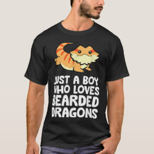 Camiseta O Dragão Arbordado Lizard é só um menino que ama c
