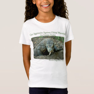 Camiseta O dragão de Komodo obtem o TShirt agressivo
