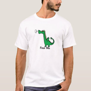 Camiseta O dragão dos desenhos animados teme-me