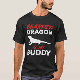 Camiseta O Dragão É O Meu Amigo Beardie Lizard Reptile