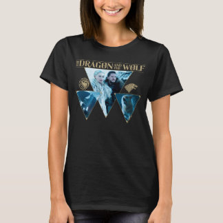 Camiseta O Dragão e o Wolf Daenerys e Jon Graphic
