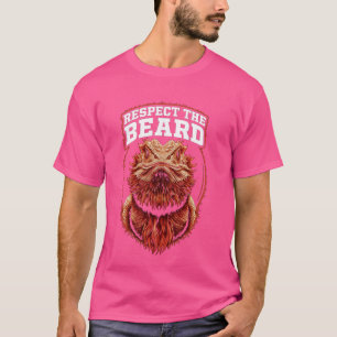 Camiseta O Dragão Engraçado Respeita A Barba Lizard E