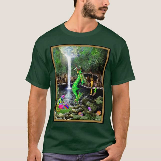 Camiseta O Dragão Verde Cai (Frente)