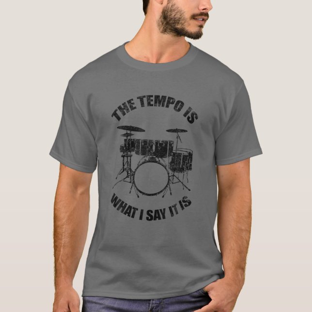 Camiseta O Drummer Legal É O Que Quer Que Eu Sa (Frente)