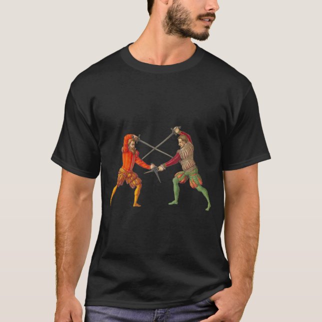 Camiseta O duelo de um cavalheiro (Frente)