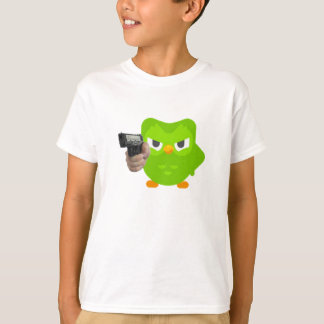 Camiseta O Duolingo está com raiva do Sticker